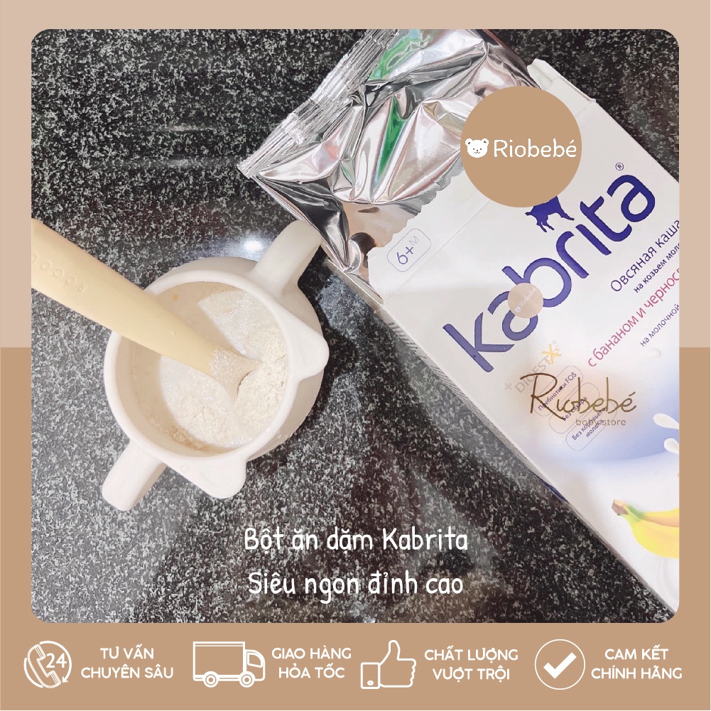 DATE T5/2023 Bột ăn dặm từ sữa dê Kabrita dành cho bé từ 4m+ trở lên, bé dị ứng đạm bò ăn được [Hàng Air - Nội địa Nga]