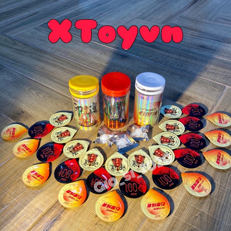 Bao Cao Su OLOL 0.01mm Mỏng Nhất Thế Giới - Bản VIP - Hộp 10 Bcs - Gốc nước