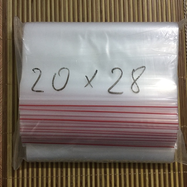 (Size 20x28cm cam kết hàng đẹp) 1kg túi zip loại dày đẹp bảo quản đồ ăn, sữa mẹ và thực phẩm khô