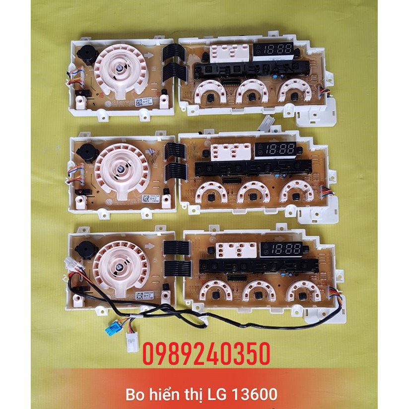 Bo mạch khiển (hiển thị) máy giặt LG 13600 cửa ngang