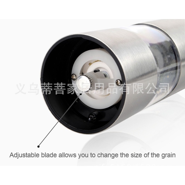 Máy xay tiêu/ muối tự động chất liệu thép không gỉ
