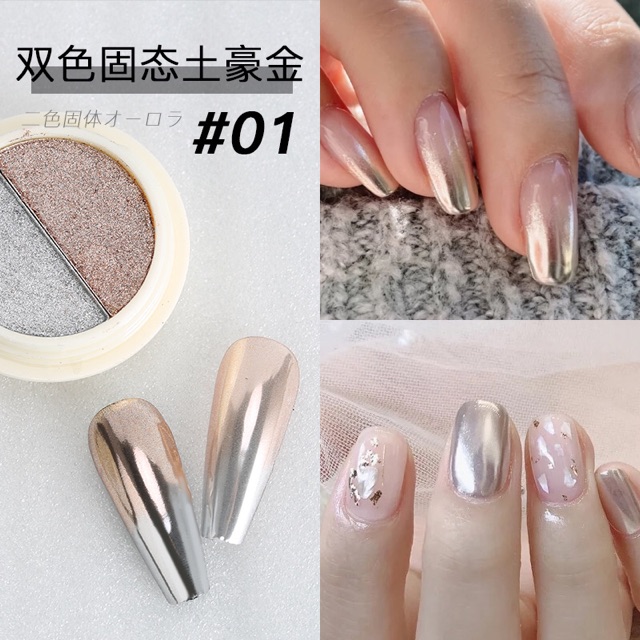 bột tráng gương omber trang trí nail hot mới