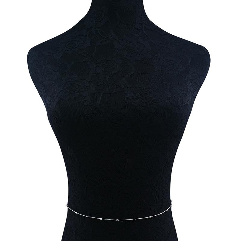 Dây Đeo Hông Mạ Vàng / Bạc Kiểu Dáng Đơn Giản Thời Trang Cho Nữ