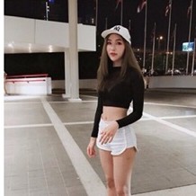 áo croptop dài tay chất zip hai màu năng động