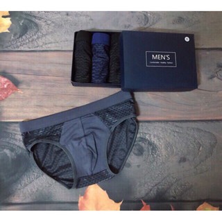 Hộp 4 quần sịp men chéo thông hơi cao cấp