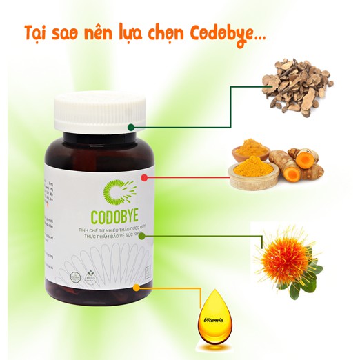 [COMBO] 4 hộp viên uống CODOBYE, tặng kèm 1 chai sữa rửa mặt CODOBYE CLEANSER | BigBuy360 - bigbuy360.vn