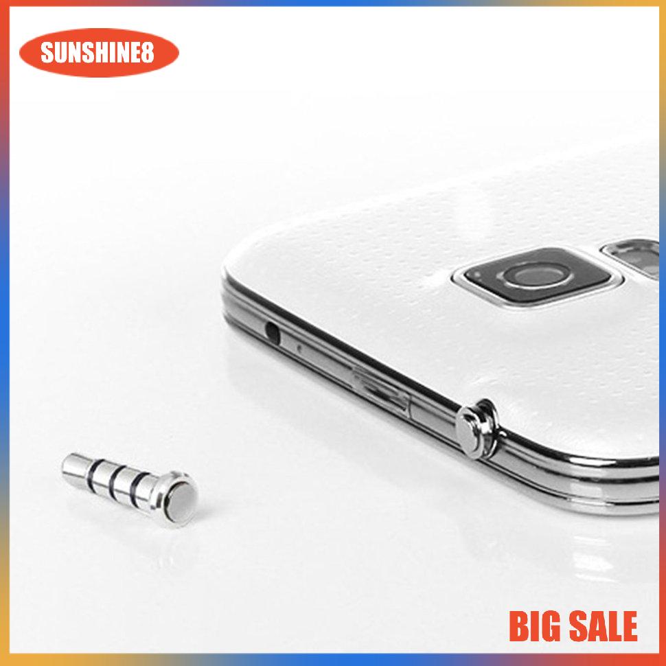 【SUN】[9K]Click Button Quick Smart Key Dustproof Plug For Android Cellphone 3.5mm Jack