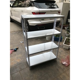 Kệ Sắt V Lỗ Đa Năng Dài 0,6m x Rộng 0,3m x Cao 1m, 1m2, 1m5, 1m8, 2m x 3, 4, 5 Tầng