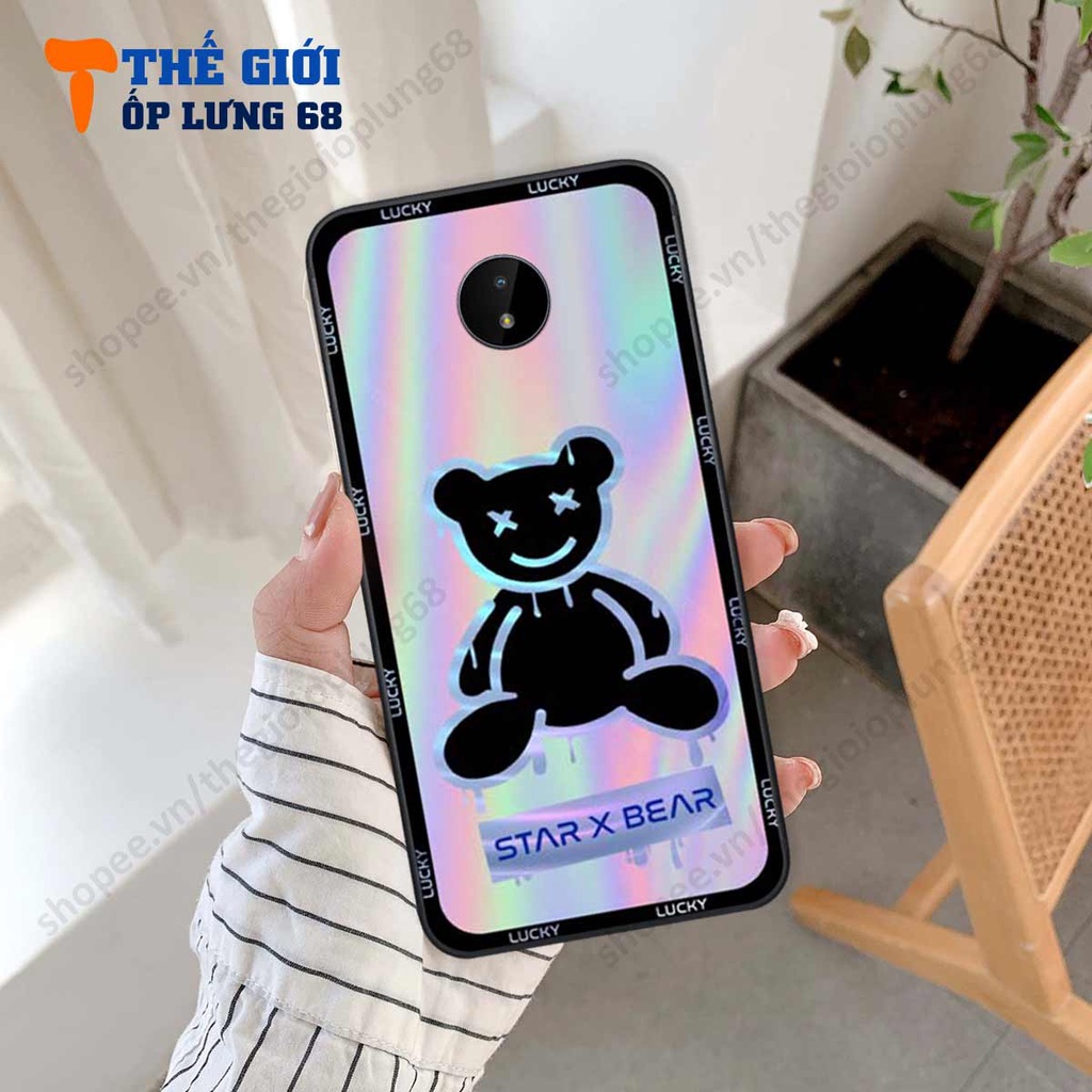 Ốp lưng điện thoại Nokia C10 / C20 star bear hologram, cá heo funny, vỏ ốp rẻ đẹp