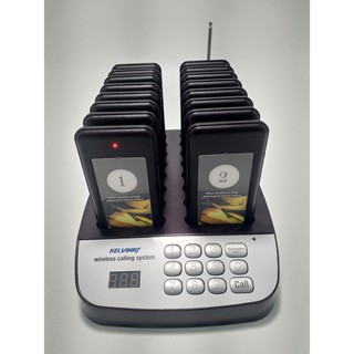 Bộ thẻ báo tự phục vụ Kelvin 16 thẻ Wireless Calling System - The Royal's