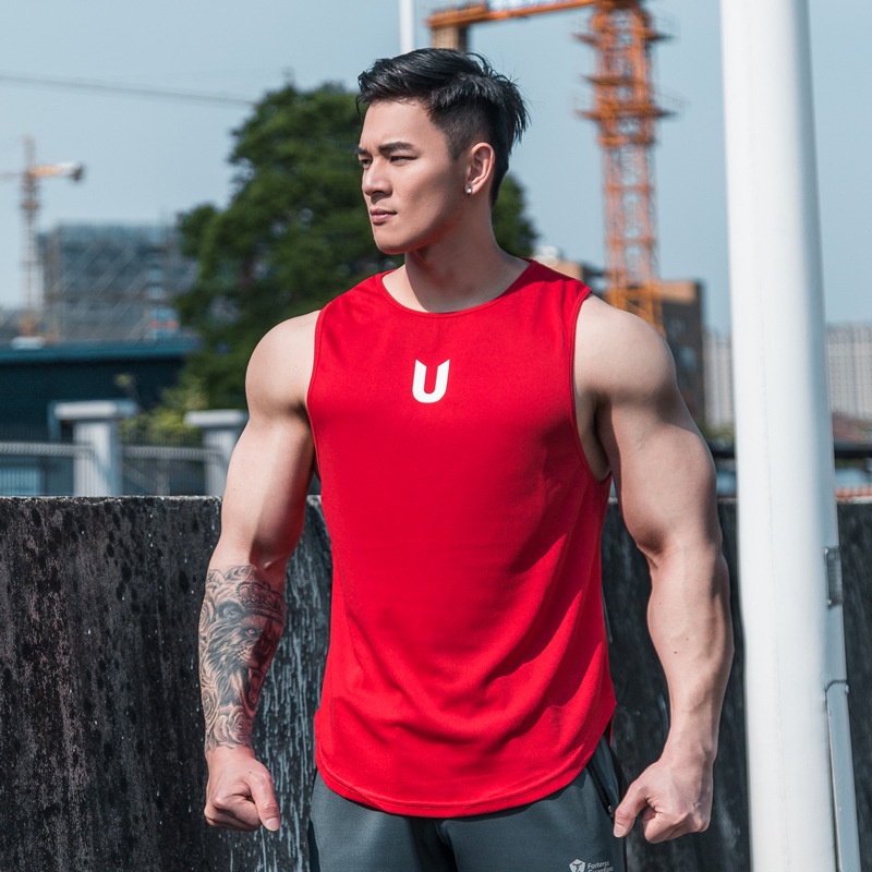 Áo Ba Lỗ Nam - Tanktop GYM SHARK - Thun Siêu Mát