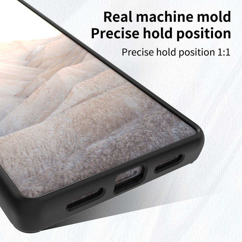 Ốp Điện Thoại TPU Silicon Mặt Nhám Chống Sốc Chống Dấu Vân Tay Tích Hợp Nhẫn Giữ Nam Châm Cho Google Pixel 6 / 6 Pro