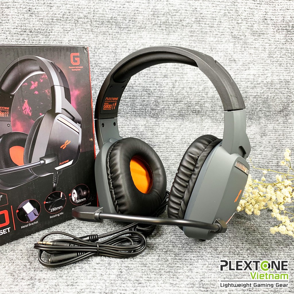 [Chính hãng] Tai nghe Gaming Chụp Tai Plextone G800 có Mic hỗ trợ chơi game PUBG COD