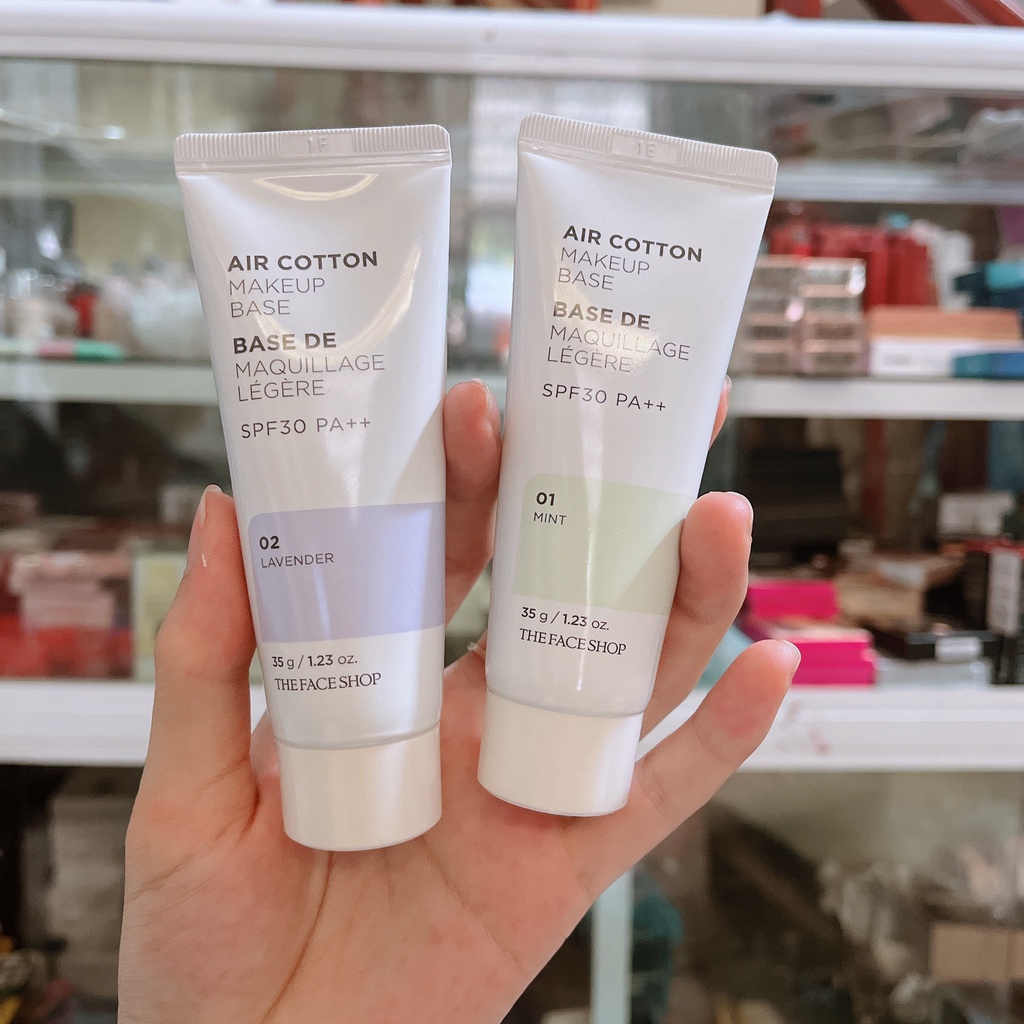 Kem Lót Trang Điểm THE FACE SHOP AIR COTTON 35G