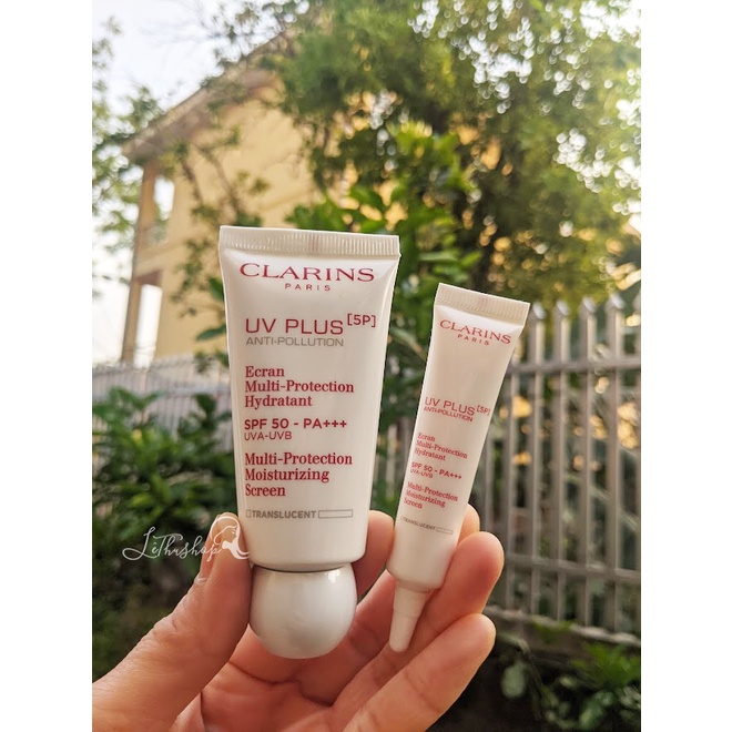 [Mẫu mới 2021_Nội địa Pháp] Kem chống nắng Clarins 10ml