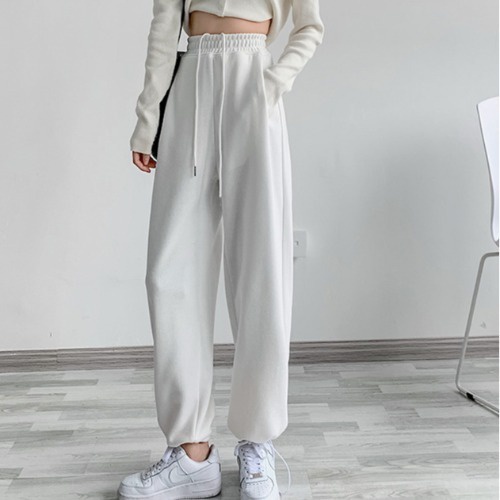 NZN Quần thể thao ống rộng thời trang năng động cho nữ