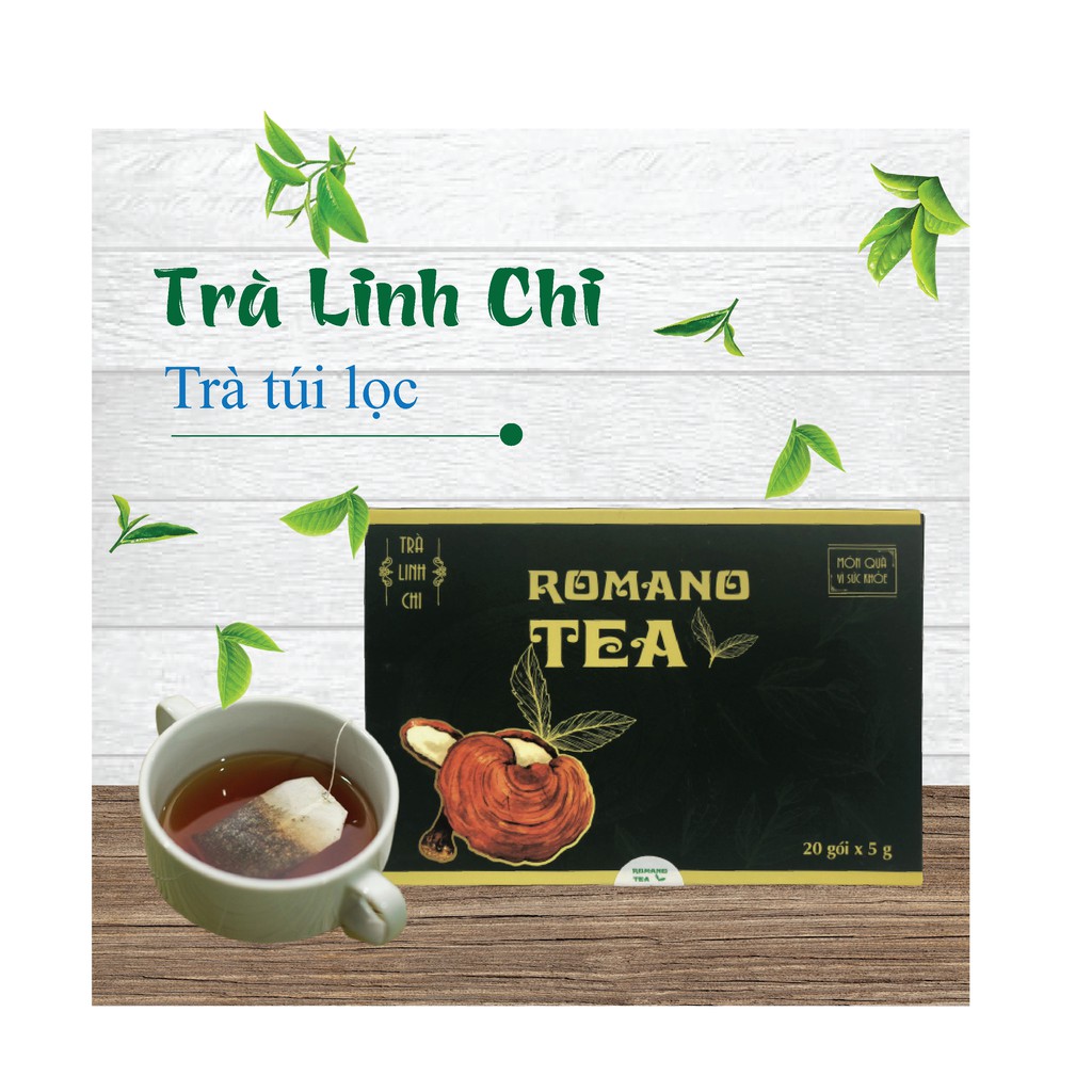 RomanoCoffee Trà linh chi (20 túi giấy)