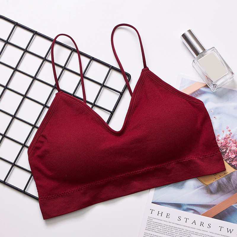 Áo lót No Steel Ring Liner Solid Color padded bra