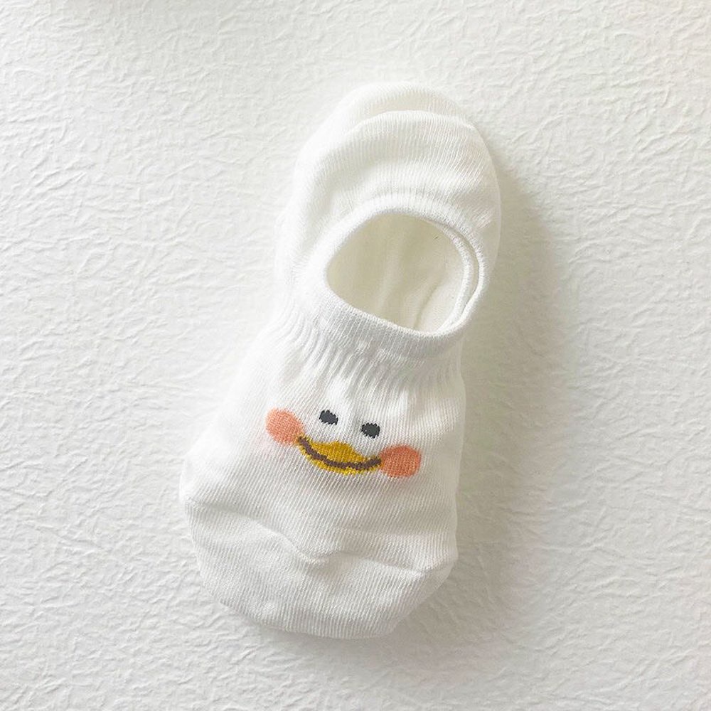 Tất nữ không cổ họa tiết đám mây xinh xắn phong cách hàn quốc co dãn thấm hút mồ hôi