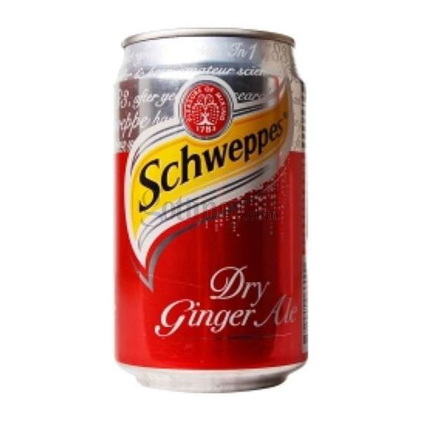 THÙNG 12 CHAI NƯỚC SCHWEPPES GINGER ALE 320ml