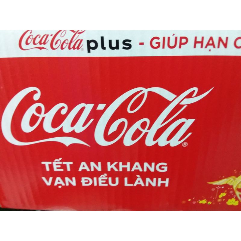 [Chính hãng] Thùng Coca lon Plus 320ml- hạn chế hấp thu chất béo (24 lon/ thùng)