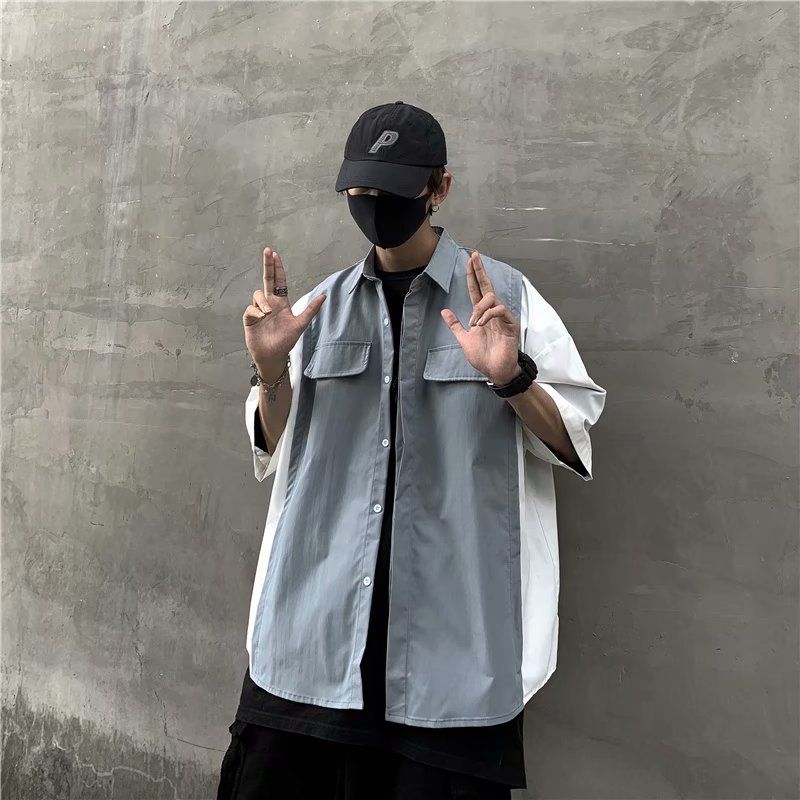 Korean Style Fashion Shirts For Men Size M-3Xl