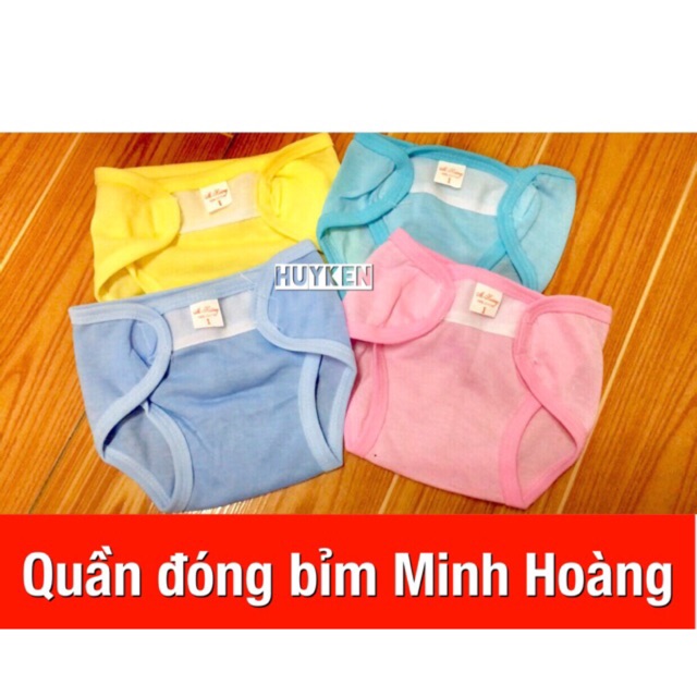 Quần đóng bỉm Minh Hoàng size 1-2-3 cho bé trai/ bé gái