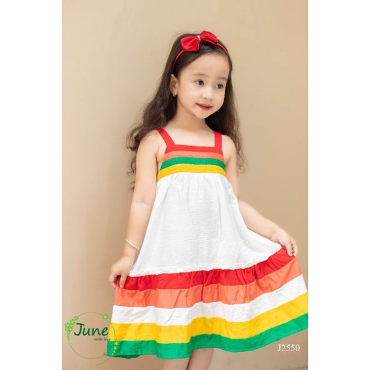Đầm June thiết kế chuẩn màu rainbow cho mùa hè rực rỡ với gam màu hot trend nổi bật (10-35kg)