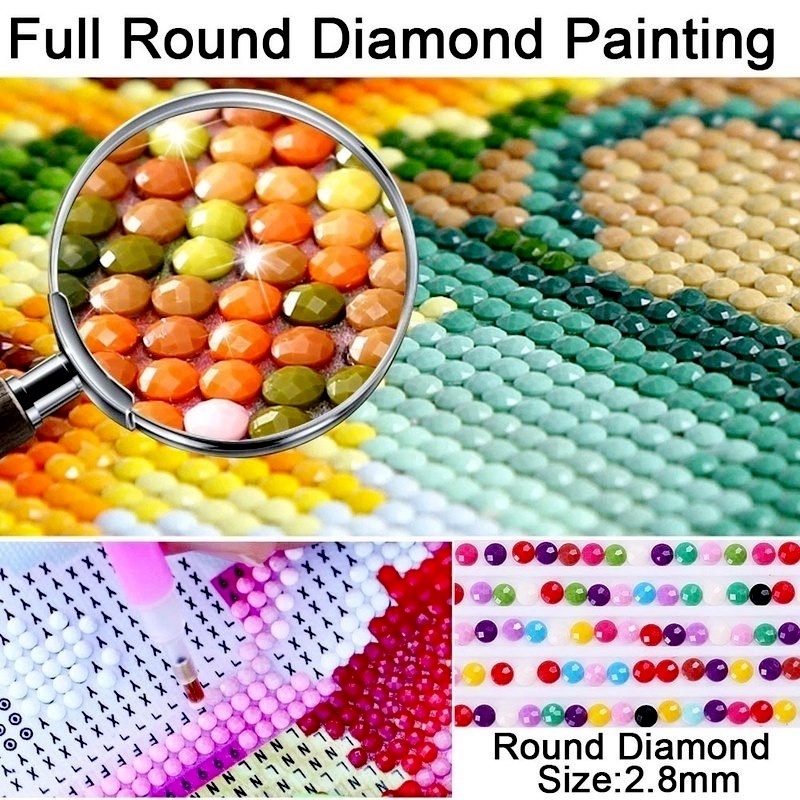 Bộ tranh đính đá 5D họa tiết nhóm nhạc BTS độc đáo DIY 30x40cm