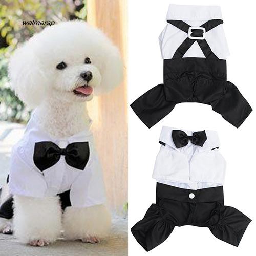 Bộ ÁO LiềN QuầN Tuxedo Hoàng Tử Cho Thú Cưng N074 - Size S-XXL