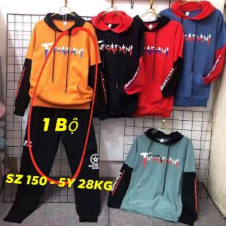 Combo bộ thể thao size đại cho bé
