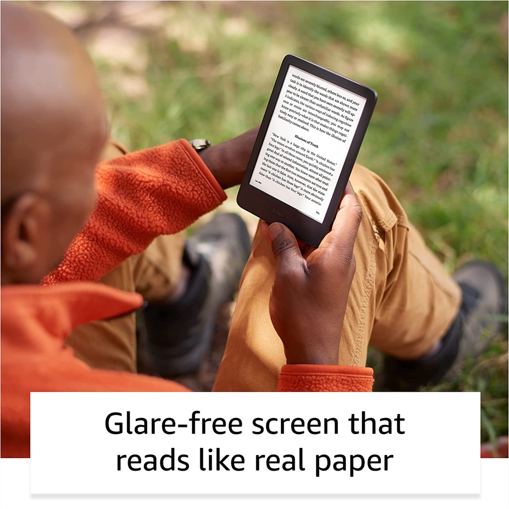 Máy đọc sách Kindle 2022 - All New Kindle 11th-generation - Kindle Basic 2022 - mật độ hiển thị 300ppi, sạc type C, 16GB