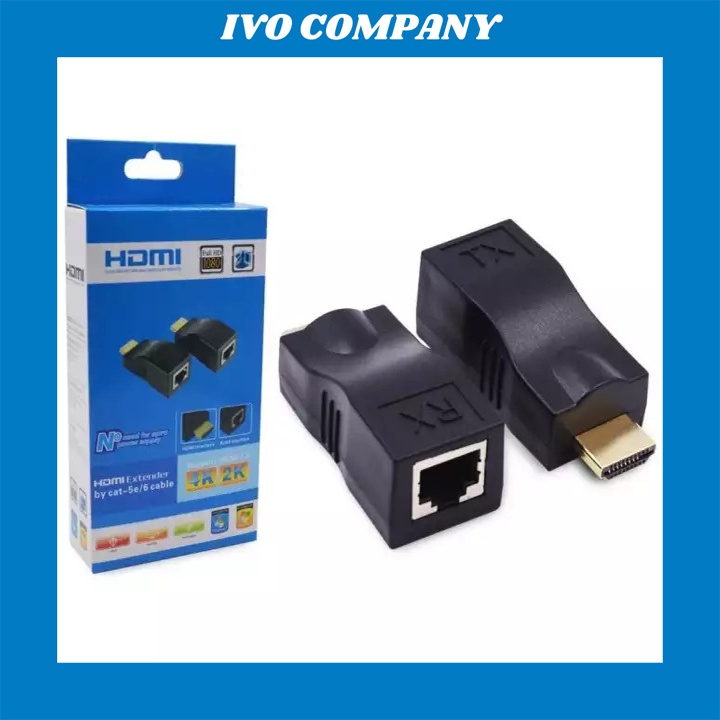 Bộ Chuyển Đổi HDMI Sang LAN 30m RJ45