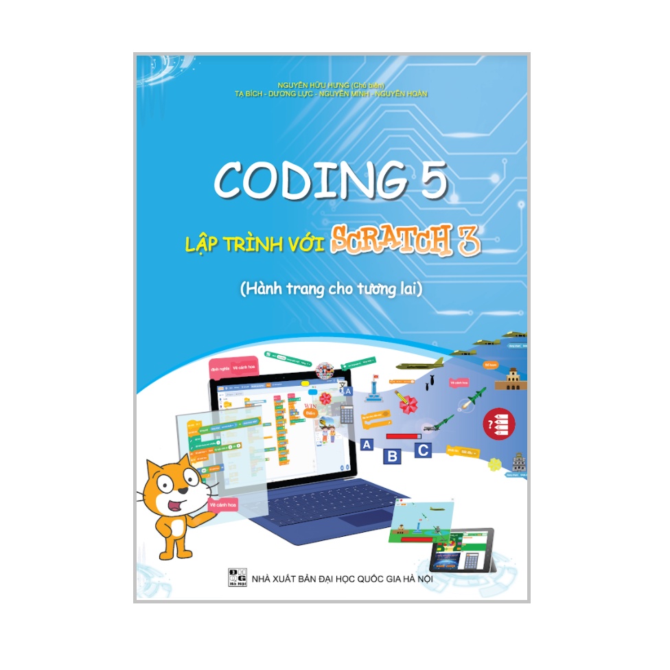 Sách Coding 5 lập trình với Scratch 3 (Dành cho học sinh lớp 5)