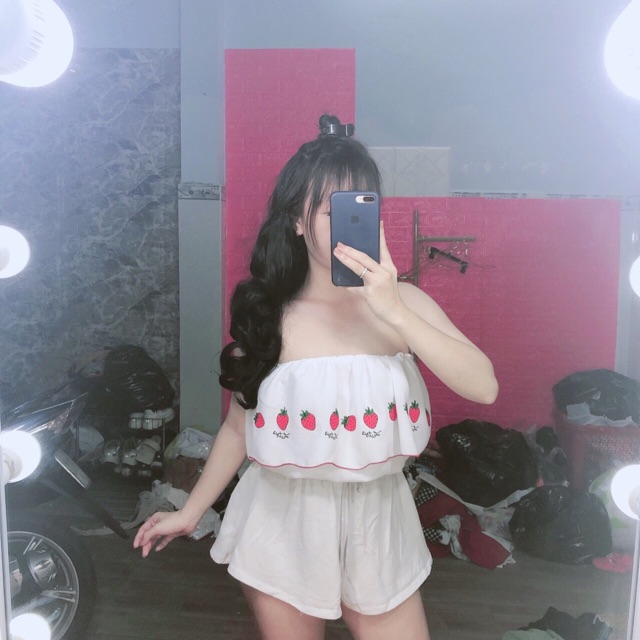 Áo bệt vai dâu tây 🍓🍓🍓 | BigBuy360 - bigbuy360.vn
