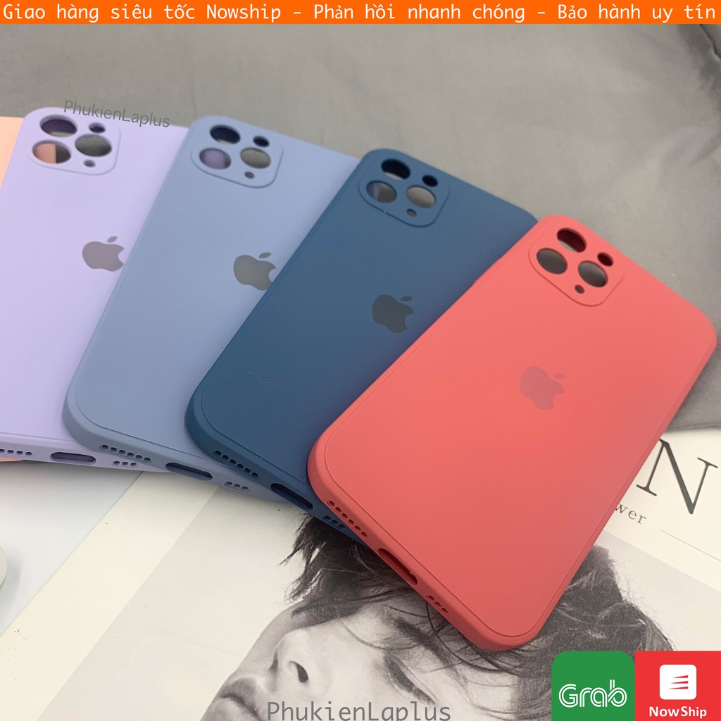 Ốp Lưng iPhone 11 / 11 Pro / 11 Promax Full Viền Vuông Độ Iphone 12 - Giao Hàng Hỏa Tốc