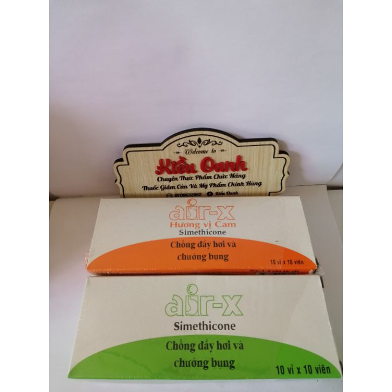 AirX chống đầy hơi và chướng bụng vỉ 10viên