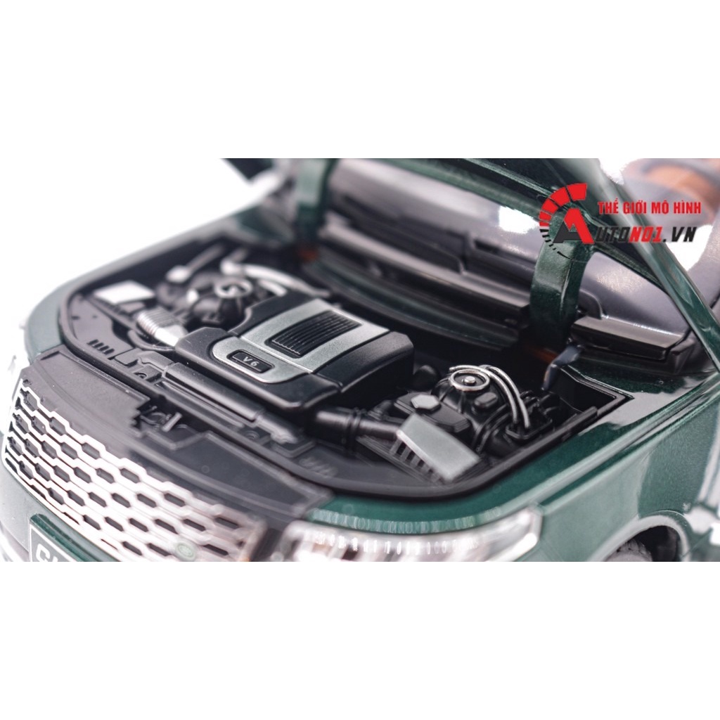 MÔ HÌNH XE RANGE ROVER AUTOBIOGRAPHY 2021 GREEN 1:24 CHEZHI 7938