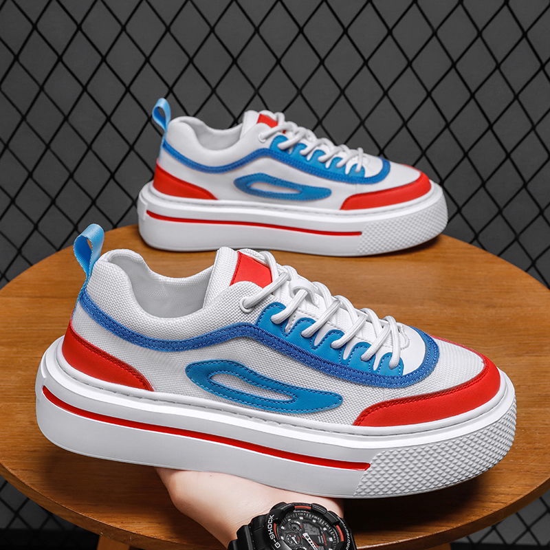 Giày Thể Thao Tăng Chiều Cao 3cm / 2022 Bằng Vải Canvas Siêu Nhẹ Thoáng Khí Thời Trang Mùa Hè Cho Nam