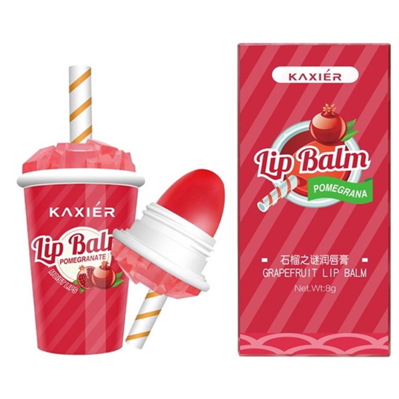 [Hàng mới về] Son dưỡng môi thiết kế hình cây kem 4 màu thay đổi theo nhiệt độ