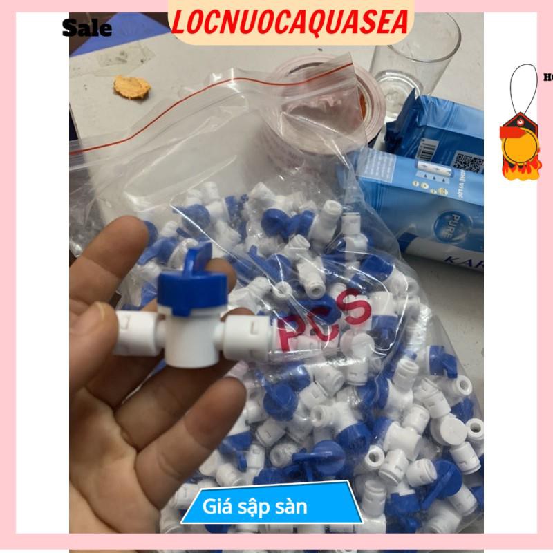 Van Xả Tay  Nối Nhanh Phi 6, Dây 6  ☑️ Van Xả Ngang ☑️ Van Khóa Nước/ van  chia nước bể cá cảnh