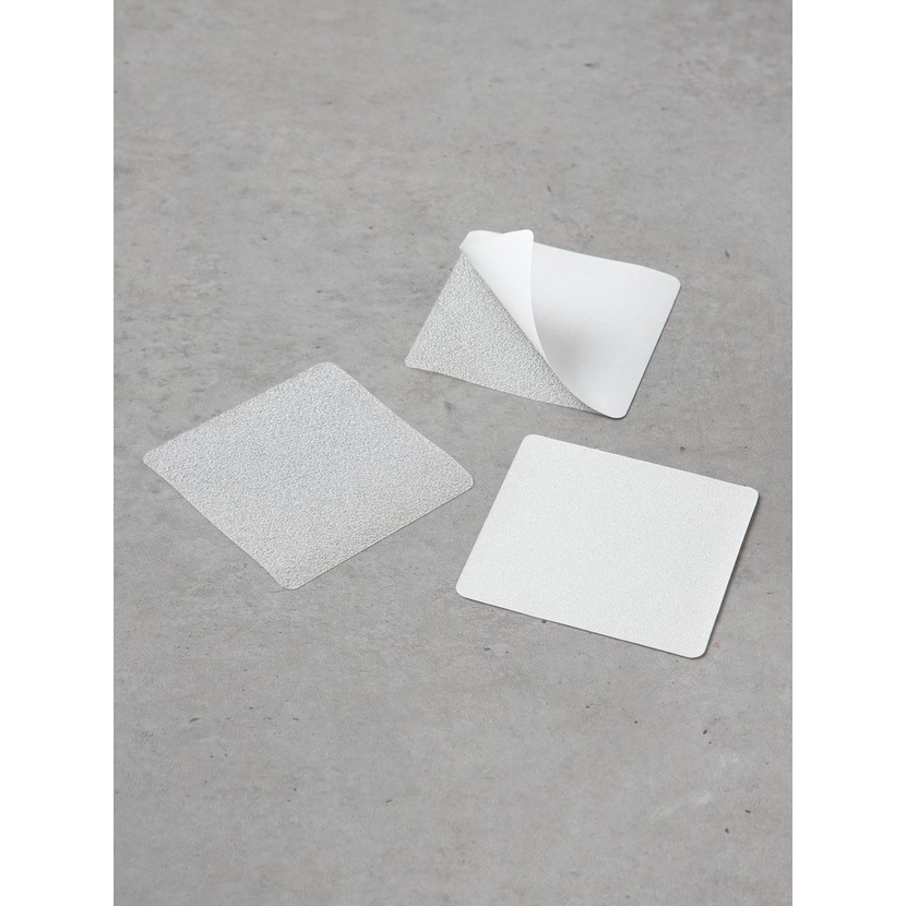 Vỉ 4 Miếng Dán Chống Trượt Phòng Tắm, Ban Công No Brand 95x95mm - Emart VN