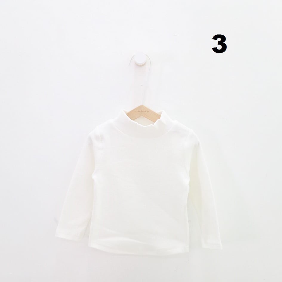 Áo giữ nhiệt bé trai và bé gái. Áo dài tay cho bé 2-7 tuổi cao cổ trơn nhiều màu vải cotton len dày dặn mềm mịn