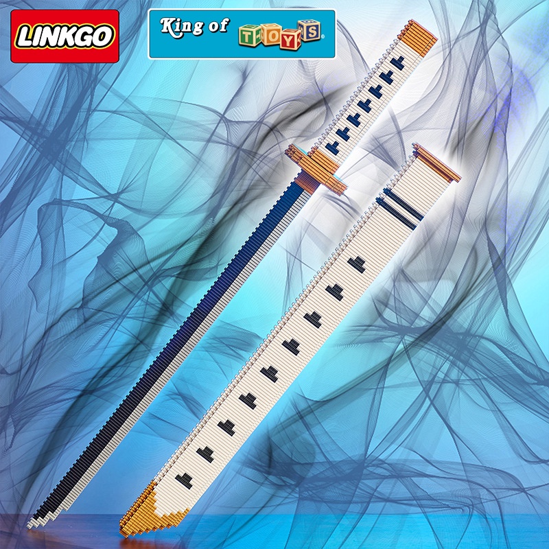 Đồ Chơi Lắp Ráp Xếp Hình LINKGO XINZ Mô Hình Thanh Kiếm Kimetsu no yaiba, Zoro One Piece - KING OF TOYS
