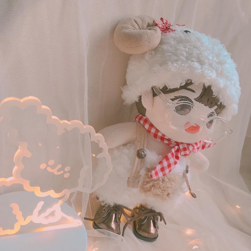 Set Cừu Bông cho búp bê 10cm-15cm-20cm-40cm