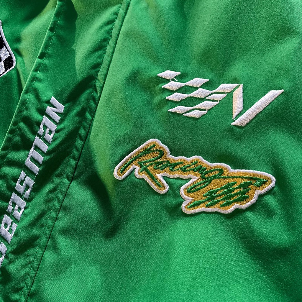 Áo khoác bóng chày có thêu hoa văn độc đáo dành cho người đi xe đạp nam