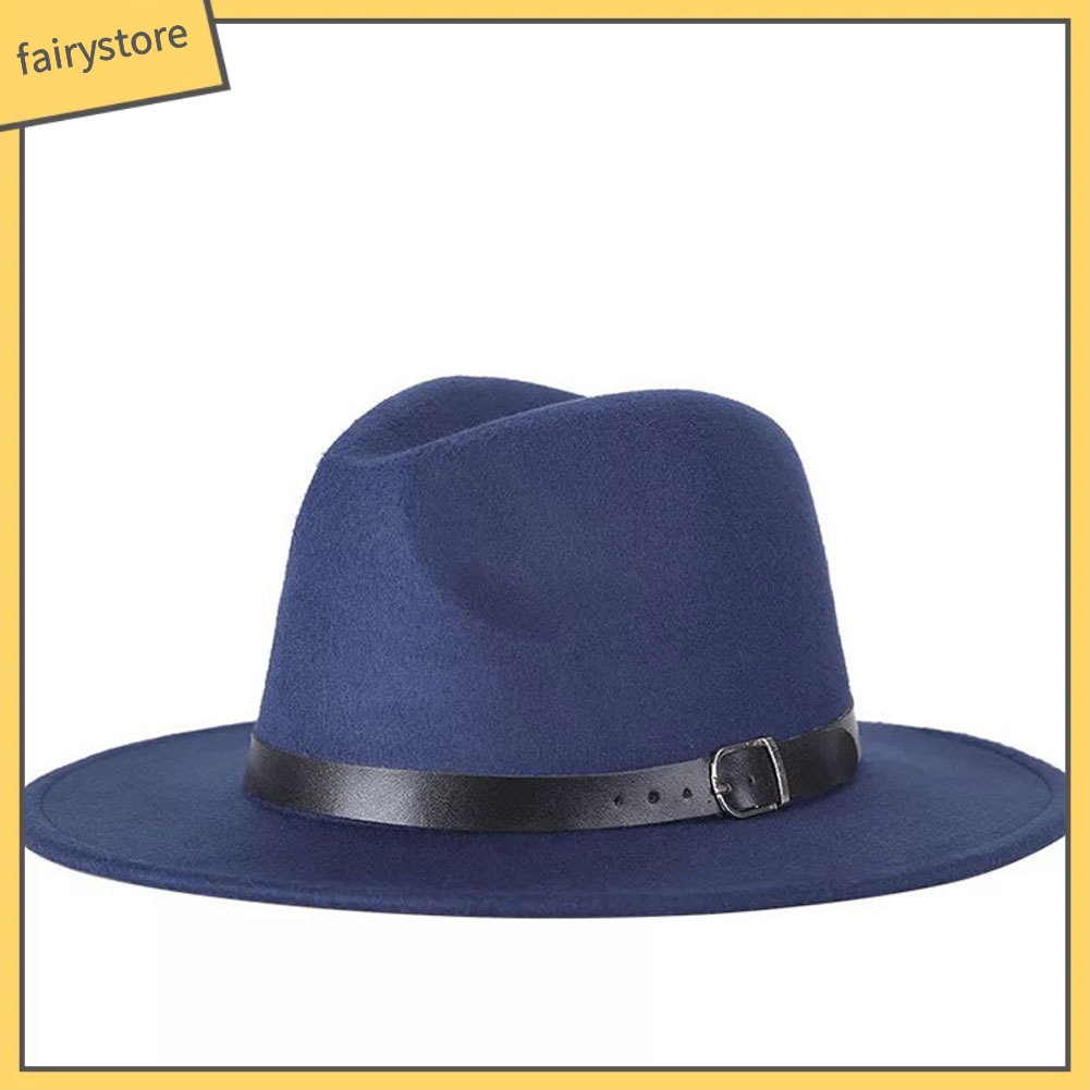 Mũ Phớt Rộng Vành Phong Cách Vintage Cho Nam Và Nữ