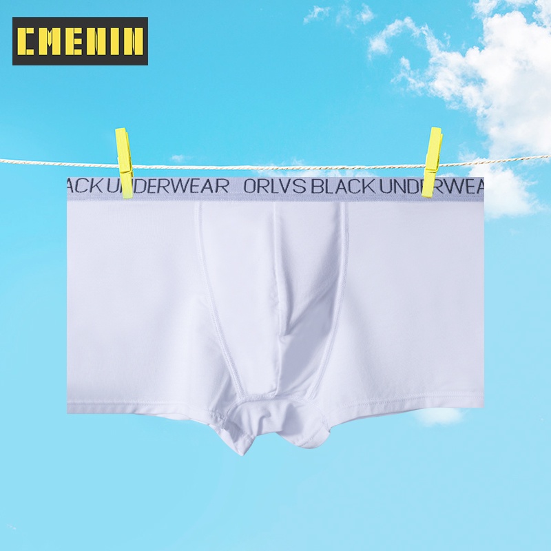 1 quần lót boxer CMENIN ORLVS lưng thấp in chữ gợi cảm cho nam OR6115