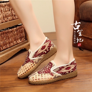 GIẦY VẢI NAM  NỮ THÊU HÌNH