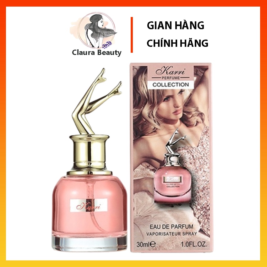 Nước hoa Nữ KARRI Perfume Collection 30ML nước hoa chân dài cô gái NH02 Claura Beauty